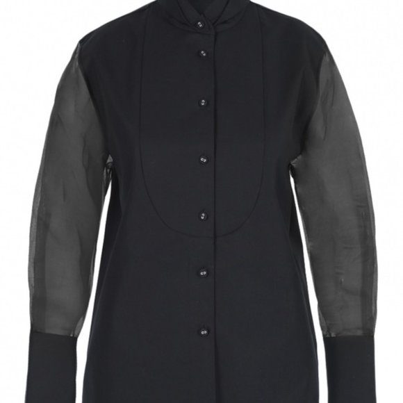 JW Anderson black sheer sleeve top - Picture 4 of 6